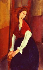 Модильяни Портрет Жанны Эбютерн (1919)